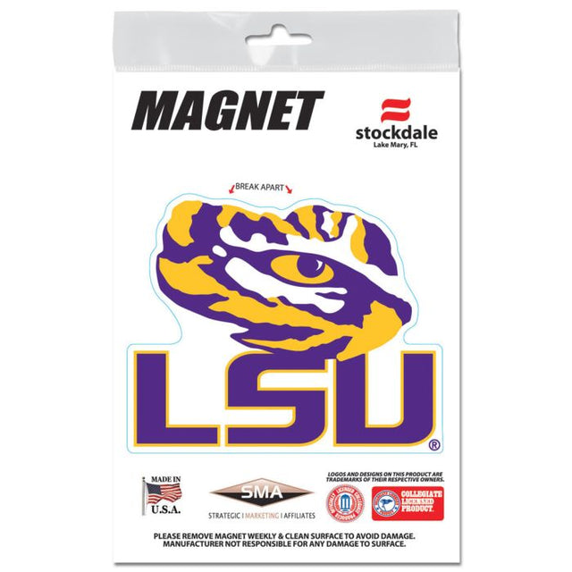 LSU Tigers 户外磁铁 3 英寸 x 5 英寸