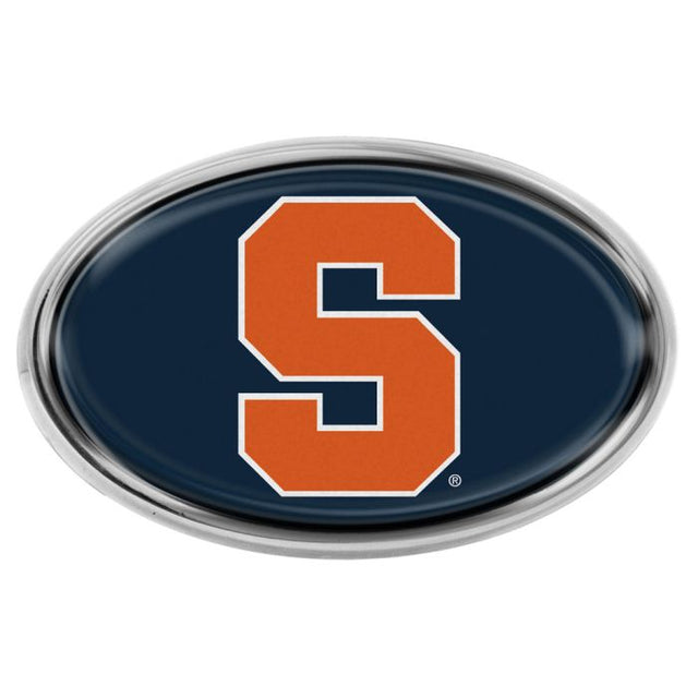 Syracuse Orange Chrome Metal Domed Emblem