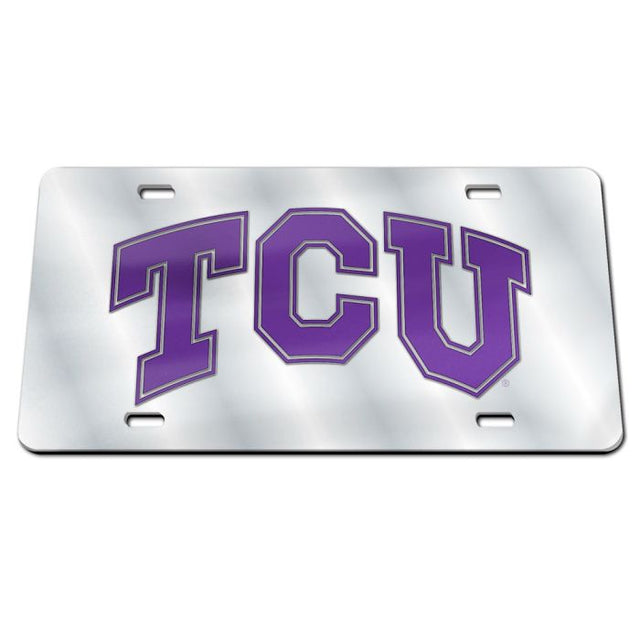 TCU Horned Frogs Specialty Acrylic License Plate