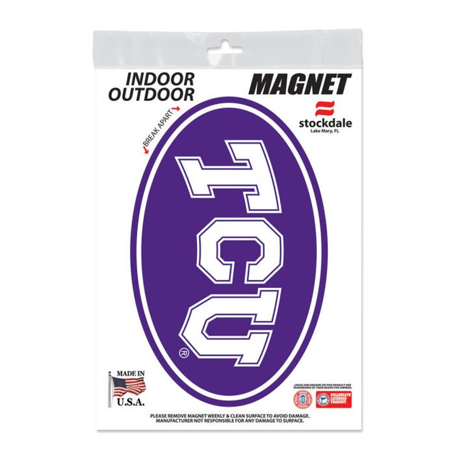 TCU Horned Frogs Outdoor Magnets 5" x 7"