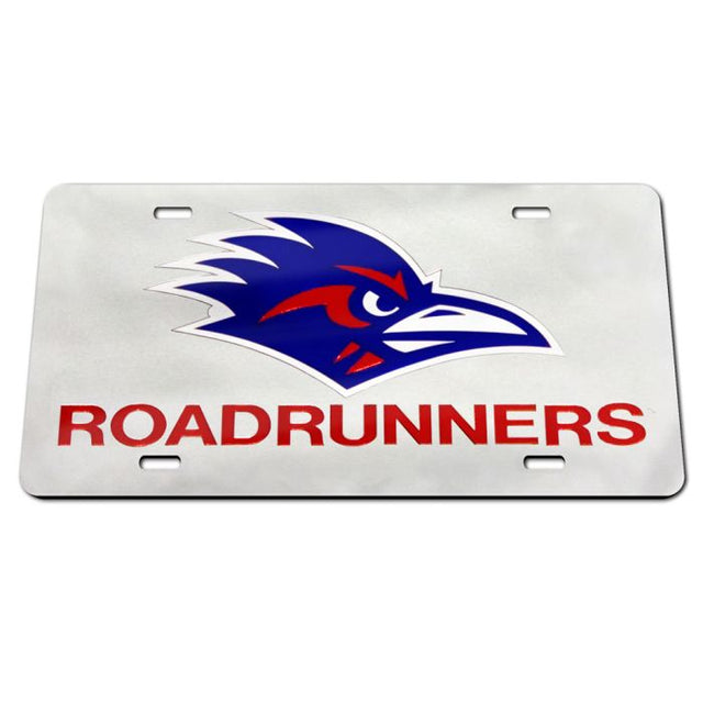 Texas San Antonio Roadrunners Acrylic Classic License Plates