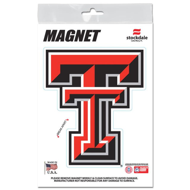 Imanes para exteriores de Texas Tech Red Raiders de 3" x 5"