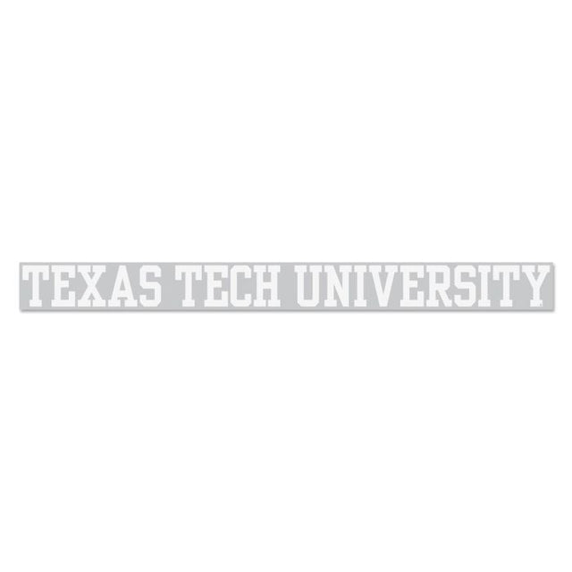 Texas Tech Red Raiders Window Decals 2" x 19"