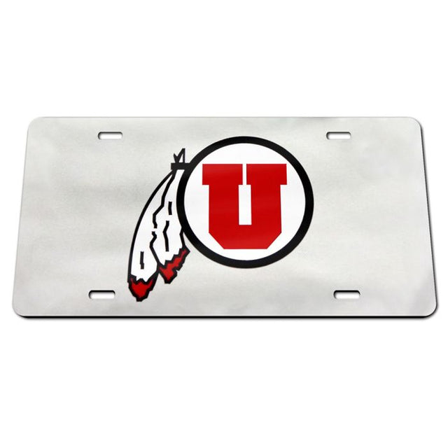 Utah Utes Specialty Acrylic License Plate