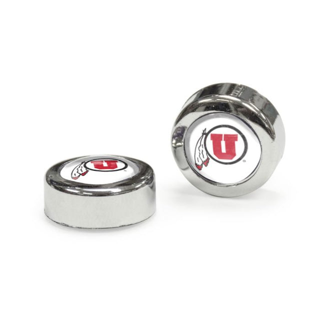 Utah Utes Domed Screw Caps