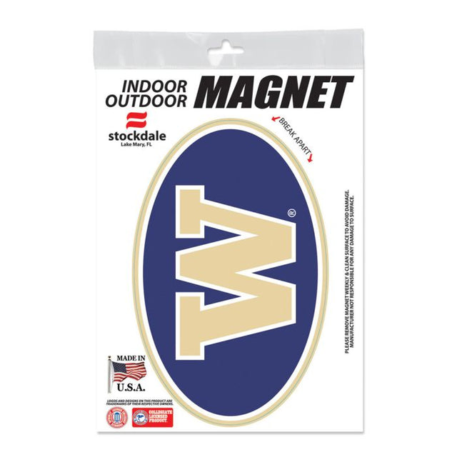 Washington Huskies Outdoor Magnets 5" x 7"