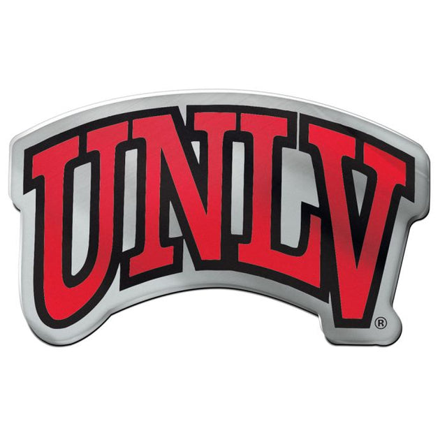 Emblema acrílico para automóvil de los Rebeldes de la UNLV