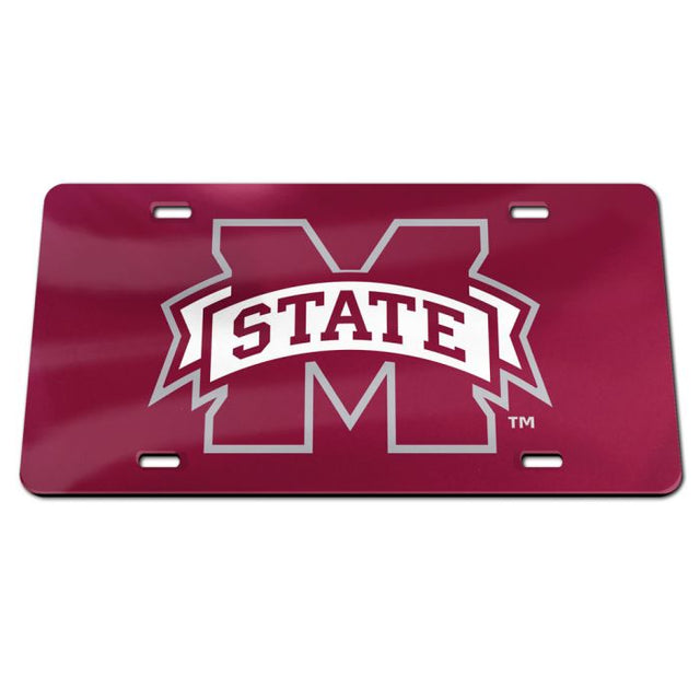 Matrícula especial de acrílico de Mississippi State Bulldogs