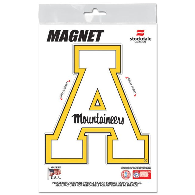 Imanes para exteriores de Appalachian State Mountaineers, 3" x 5"