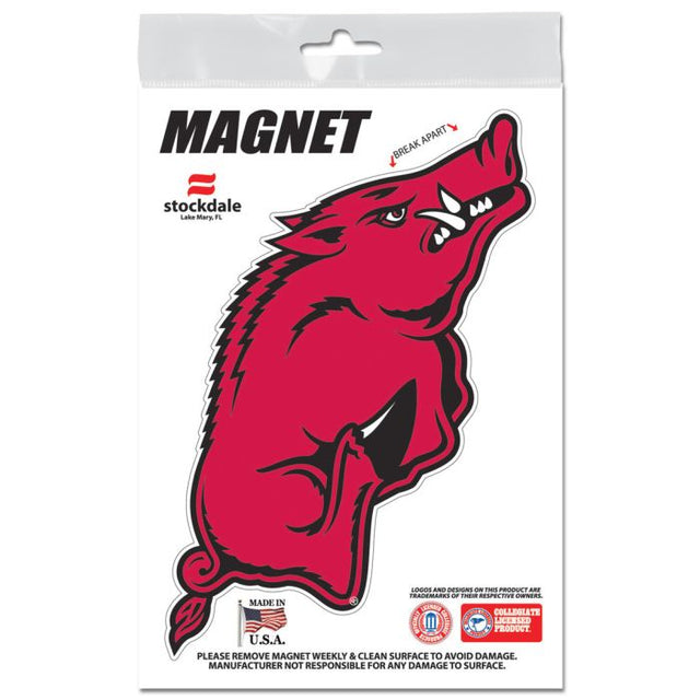 Imanes para exteriores de Arkansas Razorbacks de 3" x 5"