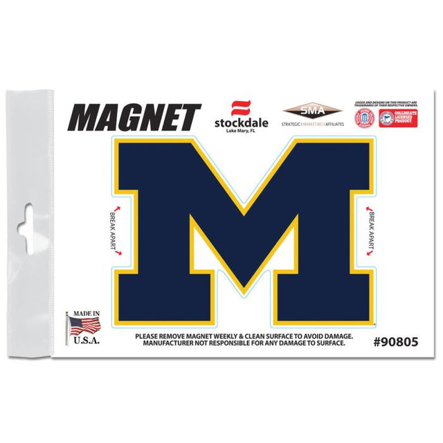 Michigan Wolverines Outdoor Magnets 3" x 5"