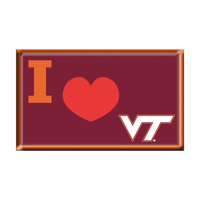 Imanes abovedados de Virginia Tech Hokies de 3" x 5"