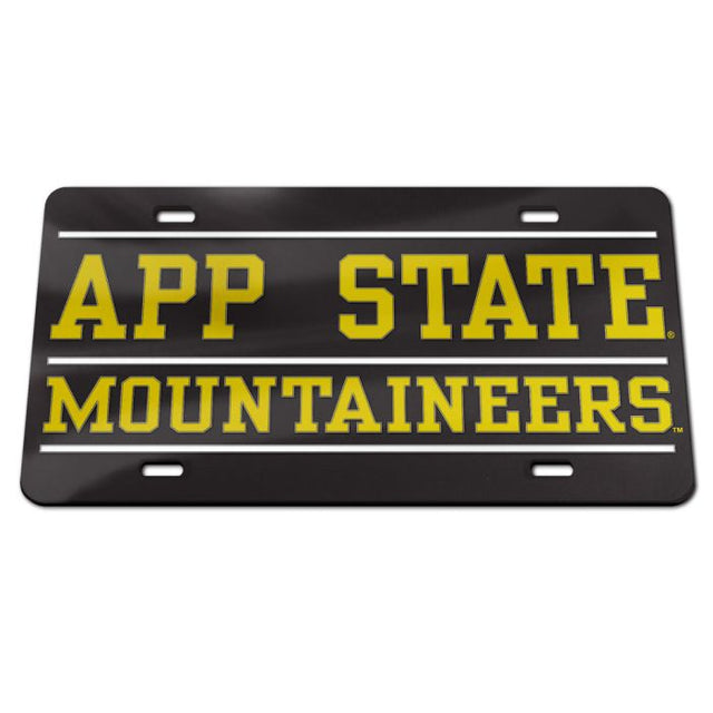 Matrícula acrílica especial de Appalachian State Mountaineers