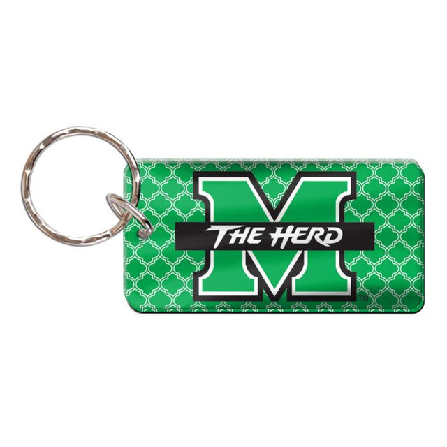 Marshall Thundering Herd 长方形钥匙扣