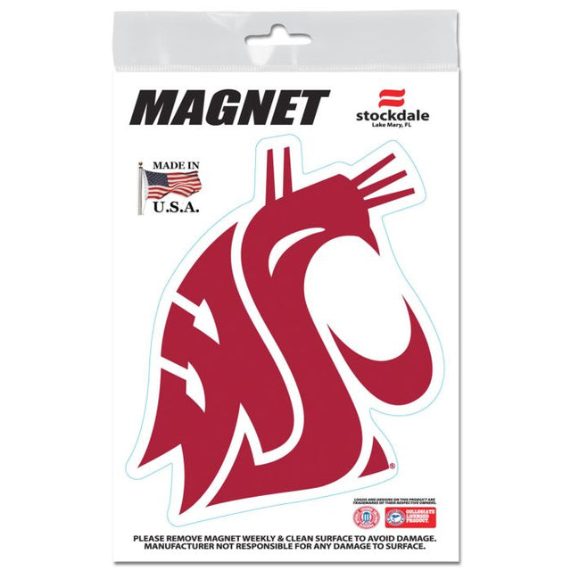 Washington State Cougars Outdoor Magnets 3" x 5"