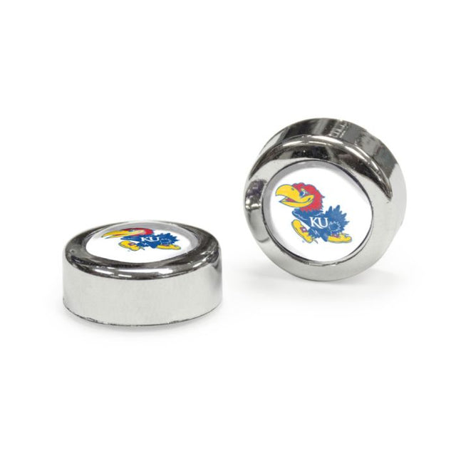 Kansas Jayhawks Domed Screw Caps