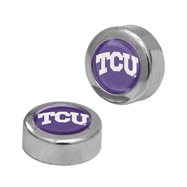 TCU Horned Frogs Domed Screw Caps