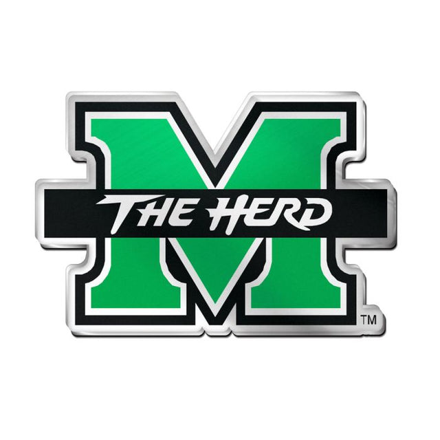 Emblema acrílico para automóvil Marshall Thundering Herd