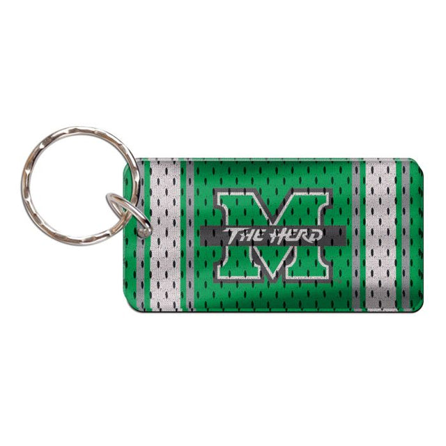 Marshall Thundering Herd JERSEY Keychain Rectangle