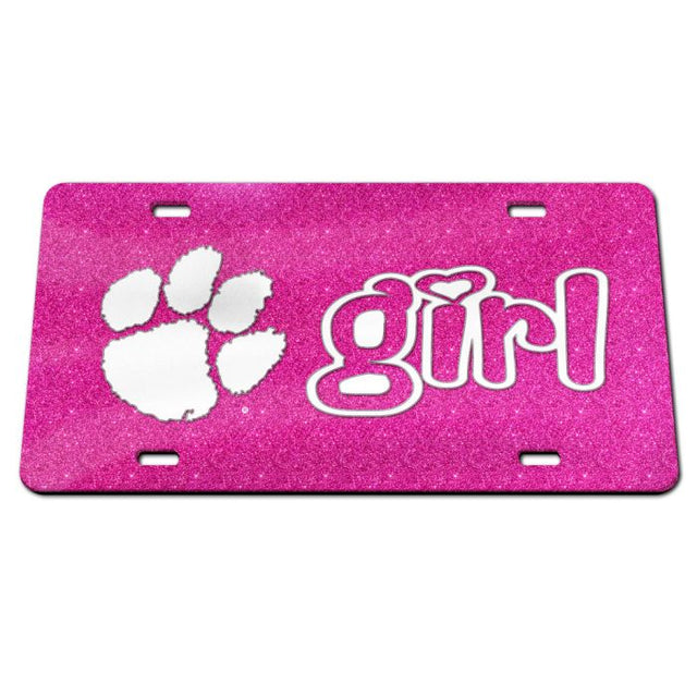 Clemson Tigers Specialty Acrylic License Plate