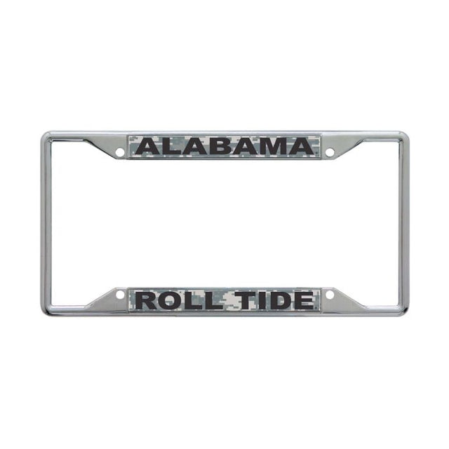 Alabama Crimson Tide CAMO Lic Plt Frame S/S Printed