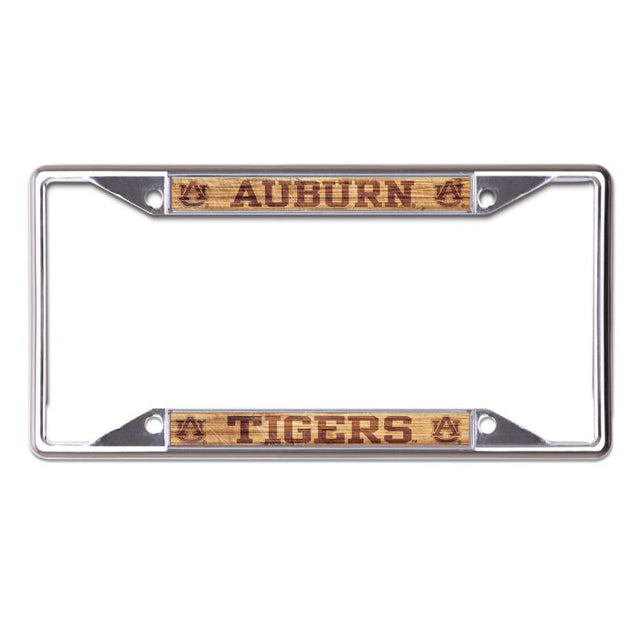 Marco de madera con licencia de Auburn Tigers, de acero inoxidable, estampado