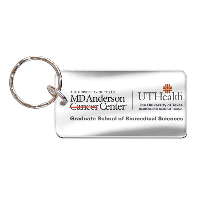 Texas Longhorns Health/Houston/Cancer Center Keychain Rectangle