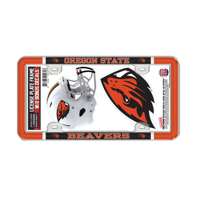 Oregon State Beavers Lic Plt Frame Metal Thin Rim Value