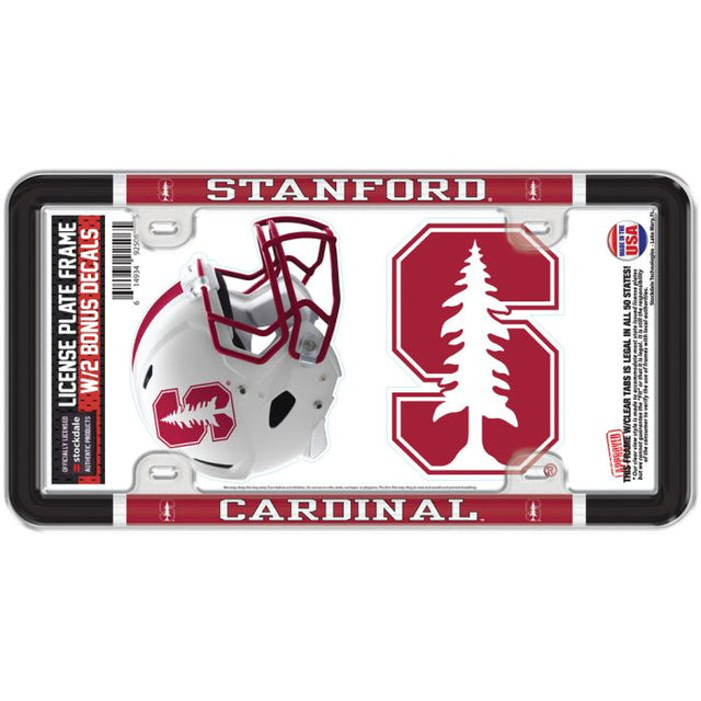 Marco de metal con borde fino Stanford Cardinal Lic Plt Value