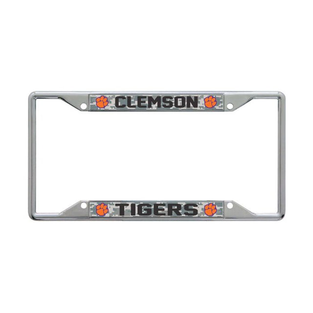 Clemson Tigers CAMO Lic Plt Frame S/S Printed