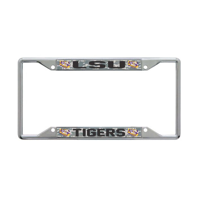 LSU Tigers CAMO Lic Plt Frame S/S Printed