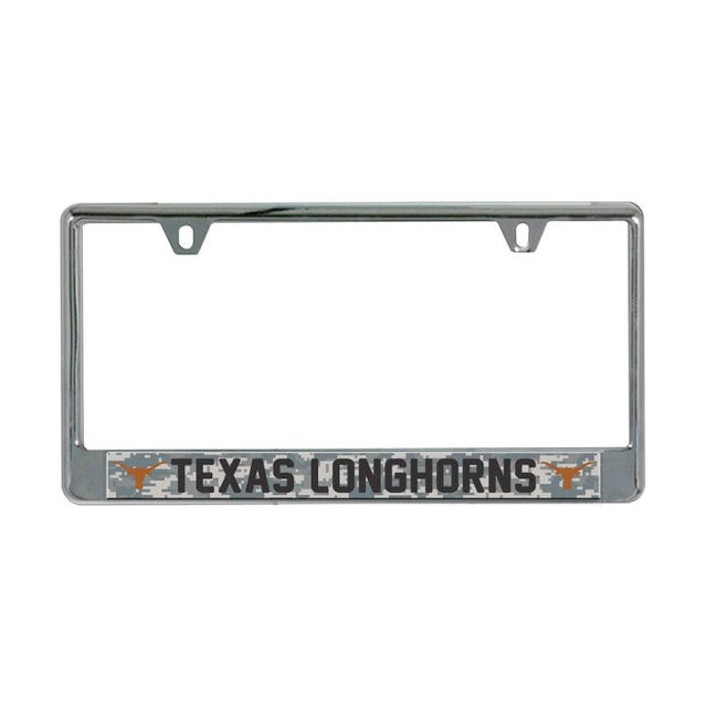 Texas Longhorns CAMO Lic Plate Frame B/O Printed