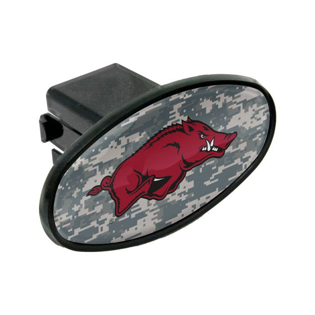 Arkansas Razorbacks CAMO Oval 2" Hitch Receiver