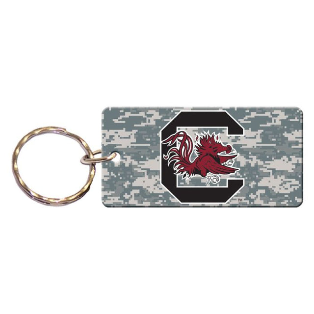 South Carolina Gamecocks CAMO Keychain Rectangle