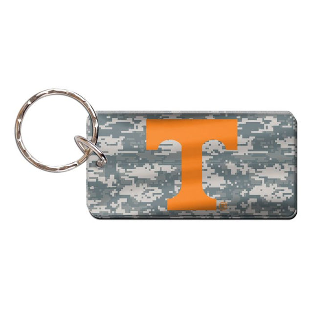 Llavero rectangular con camuflaje de los Tennessee Volunteers