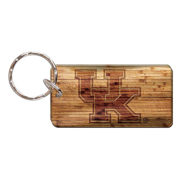 Kentucky Wildcats WOOD Keychain Rectangle