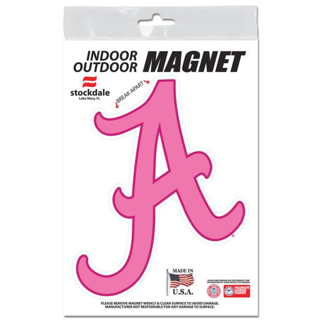 Imanes para exteriores de Alabama Crimson Tide de 3" x 5"