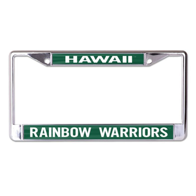 Hawaii Warriors Lic Plt Frame S/L Printed