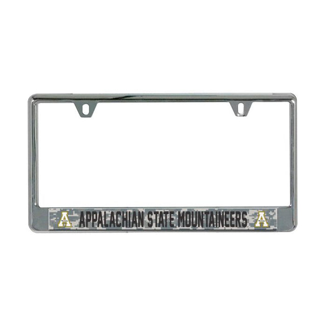 Appalachian State Mountaineers CAMO Lic Plate Frame B/O Printed