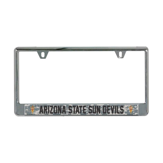 Arizona State Sun Devils CAMO Lic Plate Frame B/O Printed