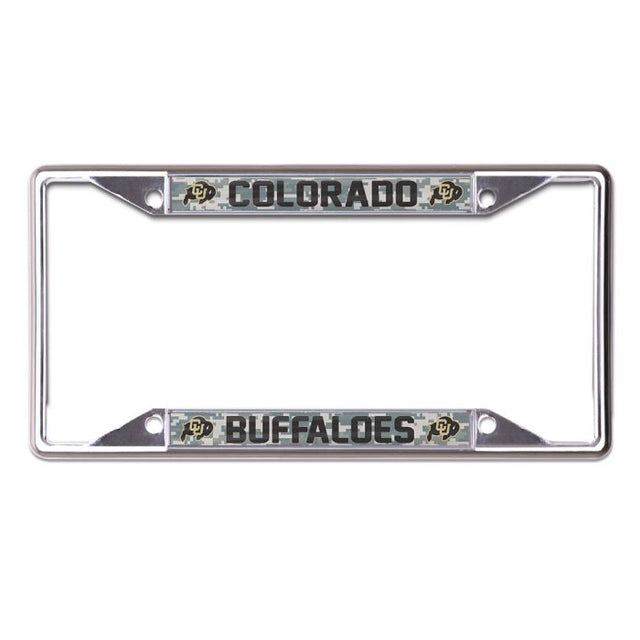 Colorado Buffaloes CAMO Lic Plt Frame S/S Printed