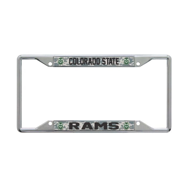 Colorado State Rams CAMO Lic Plt Frame S/S Printed