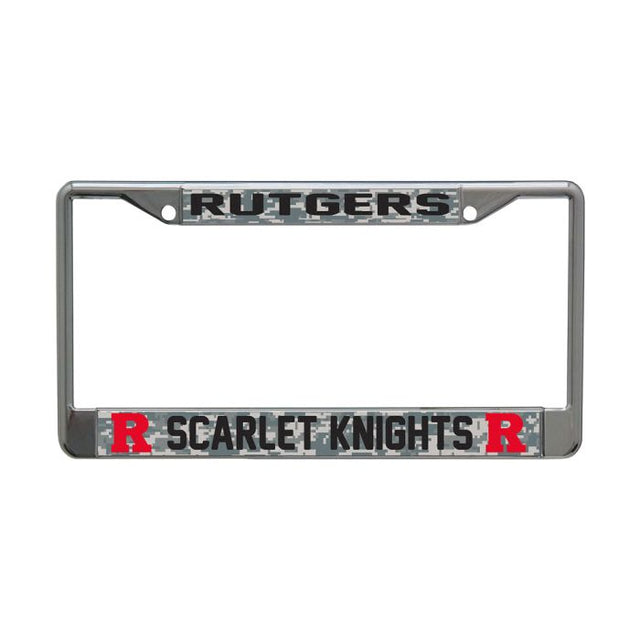 Rutgers Scarlet Knights Lic Plt Frame S/L Printed