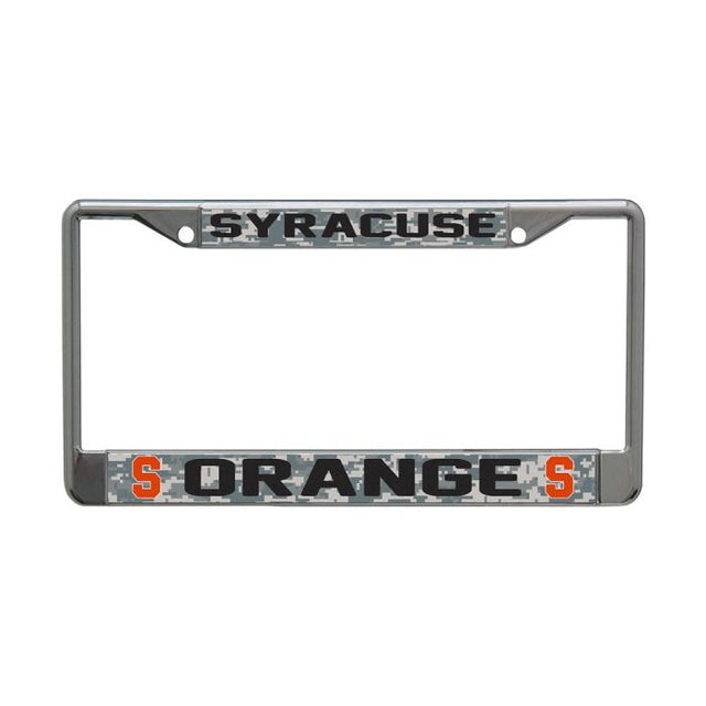 Syracuse Orange Lic Plt Frame S/L Printed