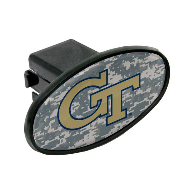 Receptor de enganche ovalado de 2" CAMO de Georgia Tech Yellow Jackets