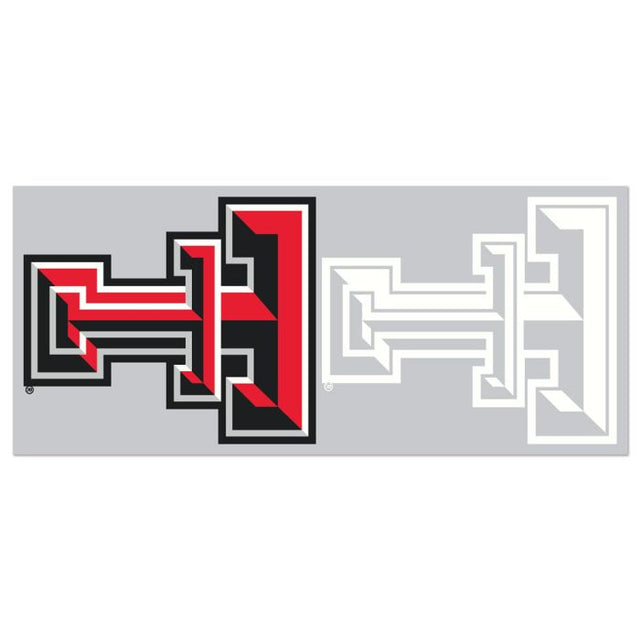 Texas Tech Red Raiders Foiled Window Decals 4" x 7"