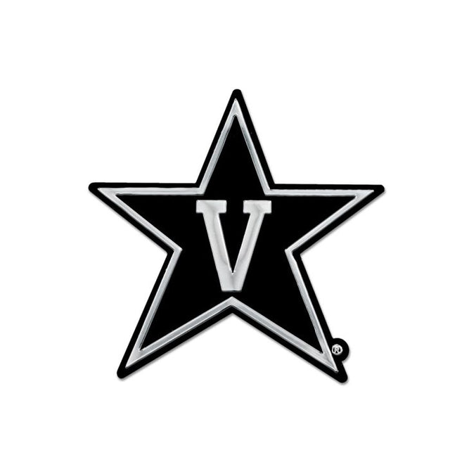 Emblema de automóvil de forma libre cromado Vanderbilt Commodores