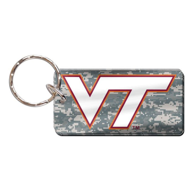 Virginia Tech Hokies CAMO Keychain Rectangle