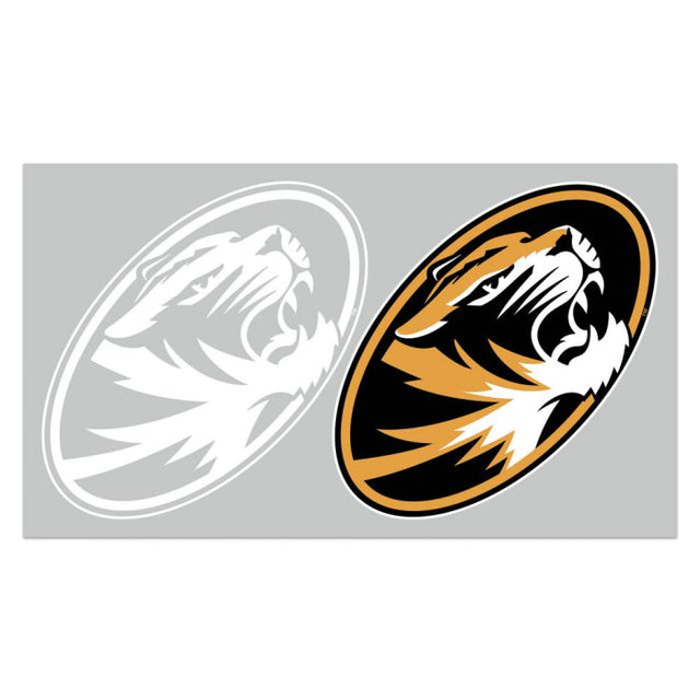 Missouri Tigers Foiled Window Decals 4" x 7"