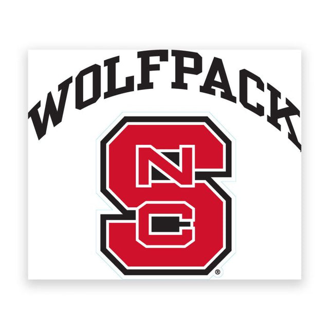 Calcomanías para ventanas de los Wolfpack de NC State, 12" x 12"